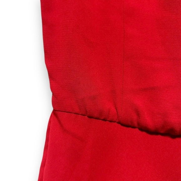 Vintage Dressbarn Red Sleeveless Long Formal Dress Sequin Womens Size 6 Romantic - Picture 10 of 14